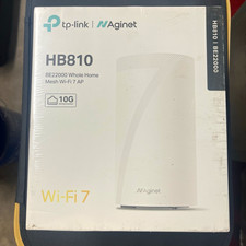 NEW TP-LINK Aginet HB810 Wi‑Fi 7 Tri‑Band EasyMesh MLO Access Point Router picture