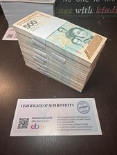 x 400  NEW notes VENEZUELA 500 DIGITALES   2025  Bolívares series W/COA picture
