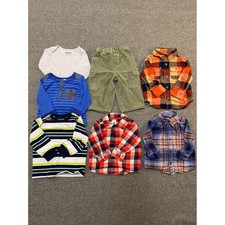 Carter's Old Navy OshKosh Mixed Lot Toddler Boy 12-18M Multicolor Flannel Pants picture