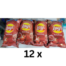 Lay’s Ketchup Potato Chips 220g Sharing Bags Pack of 12-   picture