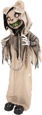 Halloween Animatronic 3.3-Ft Haunted Hill Farm Burlap Bear picture