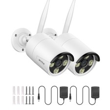 ANNKE 2pcs 4K Wireless Two Way Audio 8MP Outdoor Security Camera for NVR N98WHR picture