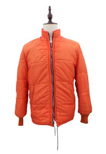 Vintage 1950s Northbilt Mens XL Orange Down Puffer Jacket Quilted Hunting USA picture