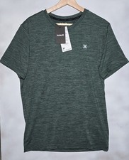 Hurley Men's Icon Activation Performance Crew Neck T-Shirt, M Duck Green NWT picture