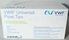 New VWR  76322-134 Universal Pipet Tips 20µl  10 Racks Pack EXP 03/2026 picture
