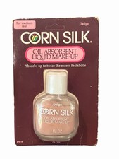 Vintage 1983 Corn Silk Oil Absorbent Liquid Makeup Beige NOS Sealed 1 oz picture