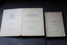 Antique Russia Imperial Book x2 Emperor Alexander I and Prince Oleg 1915 picture