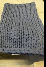 Bearaby  Cotton Napper  Throw  20 Lb  Retail $299 Midnight Blue picture