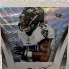2014 Panini Prizm C.J. Mosley Autographed Rookie Light Blue Wave /35 AR-CJ picture