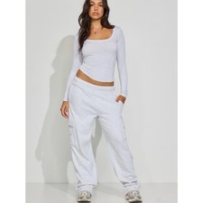 NWT Garage UltraFleece Cargo Sweatpants Gray XXS picture