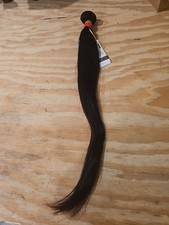 Unprocessed Virgin Straight Sew In Weave 100% Human Hair Natural Black Bundle picture