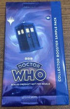 MTG 1x Doctor Who Commander Collector Booster Sample Pack Sealed picture