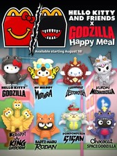 2026 McDONALD'S HELLO KITTY GODZILLA HAPPY MEAL TOYS READY TO SHIP picture