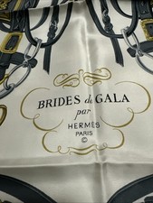 Hermes Carre Scarf DE GALA Pink Silk Unused Luxury Accessories picture