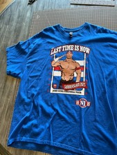 Official John Cena Retirement Tour Farewell T-Shirt WWE Wrestling Mens 2XL Blue picture