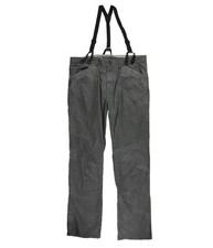 Rogue State Mens With Suspenders Straight Leg Casual Pants picture