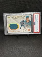 Upper Deck 2025-26 Extended UD Debut Game Jersey Sam Dickinson DGJ-SD PSA 9 picture