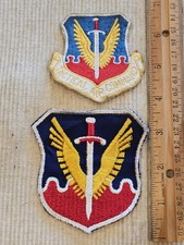 1950s 60s USAF Air Force Vietnam Cold War No Tab Strategic Cmd Patch Set L@@K picture