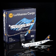 1:200 SQ Wings Lufthansa Cargo B747-200 D-ABZF Diecast Aircraft Model picture