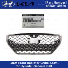 86350G9130 Genuine OEM Front Radiator Grille Assy for Hyundai Genesis G70 19-21 picture