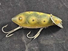 Vintage Heddon Dowagiac Crab Wiggler 3.25 Inch Diving Lure, Frog picture