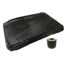 RV Mobile Home Underbelly Kit 14' x 80' Black Polyethylene Flex Mend Tape picture