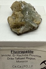Fluorapatite Gemmy Crystal Rock With Good Luster-Morocco picture