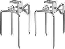 6102 Stainless Steel Rotisserie Meat Forks, For Any Gas/Charcoal Grills picture
