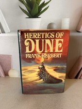 Heretics of Dune – Frank Herbert – Hardcover – First Edition 1984 – Mylar picture