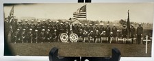 Antique Panoramic Photo Harry F. W. Johnson Post Drum Bugle Corps Bethlehem PA picture