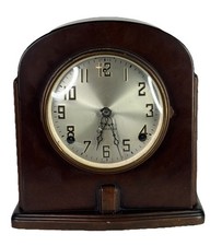 Antique 20’s-30’s Session 8 Day 1/2 Hour Strike Mantle Clock Made In USA picture