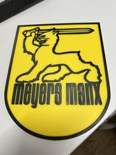Meyers Manx plaque sign shop office 3d  printed 6x61/2 inches  picture