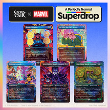 MTG Secret Lair x Marvel Dan Hipp FOIL Sealed SLD Mister Sinister Man-Thing picture