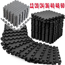 12~60 PCS Interlocking EVA Foam Puzzle Mat – Gym & Home Exercise Flooring Tiles picture