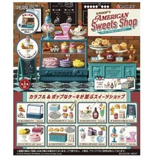 Re-Ment Snoopy American Sweets Shop Full Set 8 Boxes • Peanuts Miniature Set picture