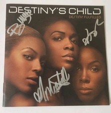 Destiny's Child ALL Signed Destiny Fulfilled JSA Authenticated Beyoncé, KR, & MW picture