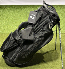 NEW TaylorMade Pro 8-Way Carry Stand Golf Bag w/ Rain Hood Color: Black picture