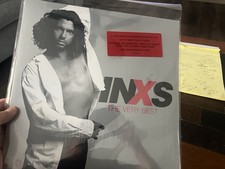 Very Best-Inxs by INXS Pristine Vinyl Lp SHRINK Hype 2 Albums Black Press 1 PLAY picture