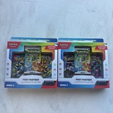 Pokemon TCG First Partner Illustration Collection Box Series 3 Sealed Lot Of Two picture