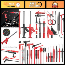 33PCS Silicone Multimeter Test Leads Kit for Electrical Testing & Repair Tools picture