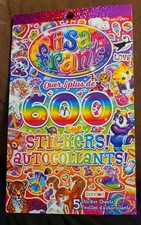Lisa Frank Stickers Over 600 Vintage Girls Nostalgic 80’s Colorful Fun 5 Sheets picture