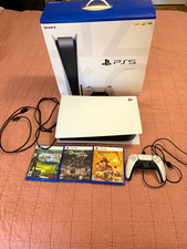 Sony PlayStation 5 PS5 Disc Edition 825GB With 3 Games, Original Box picture