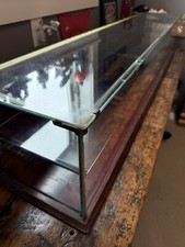 Rare Antique 1906 Mercantile Glass Display Case Welch Wilmarth 5’L x 1’W x 11”T picture