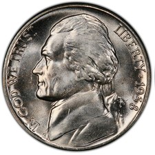 1938-S 5c Jefferson Nickel Superb Gem BU++ US Coin First Year Better Mint picture