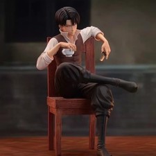 Attack on Titan Figures Levi Ackerman Sitting Action Figure 19cm picture