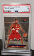 2003 Fleer Ultra Hummer H2 LeBron James Rookie Card #171 PSA 5 RC picture