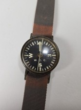 Vtg Vietnam War Era US Military Wrist Compass W.C.C. Waltham *READ* picture