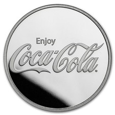 Coca-Cola® 1 oz .999 Pure Silver Round picture