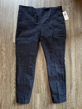 J.Jill Black Side Zip Pull-On Ankle Pants | Stretch Comfort | size 32 NWT picture
