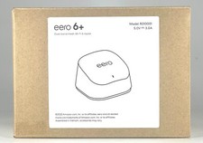EERO 6 Plus Dual Band Mesh Wi-Fi Router Speeds Up To 1 Gbps 1,500 Sq Ft - White picture